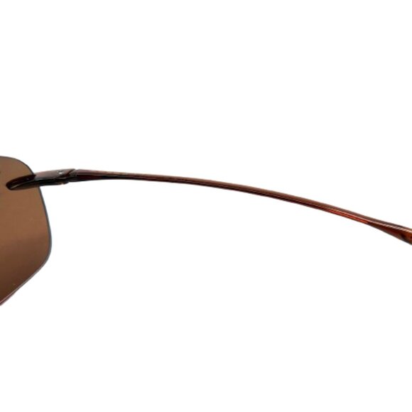 MAUI JIM~422-06~Breakwall~POLARIZED SUNGLASSES RIMLESS LIGHTWEIGHT UNISEX w/CASE - Picture 5 of 8